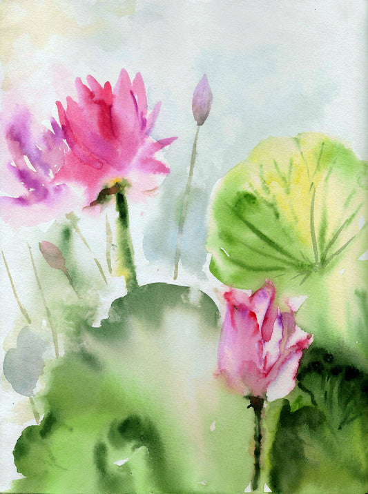 About Watercolor paintings and why I love using watercolors!