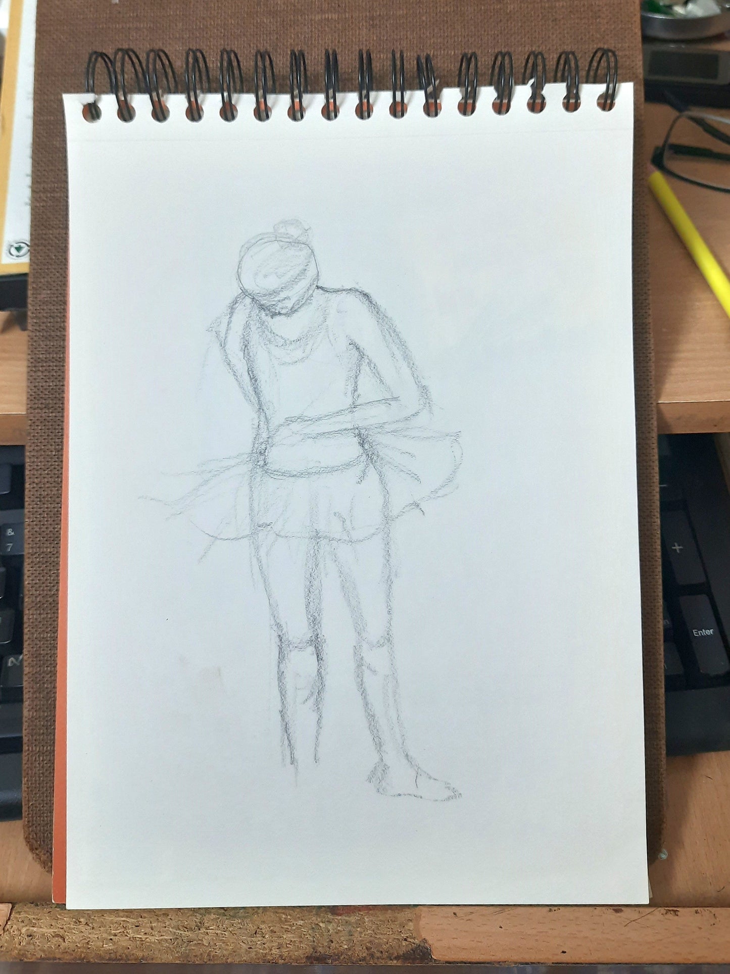 Ballerina Backstage Sketch WIP